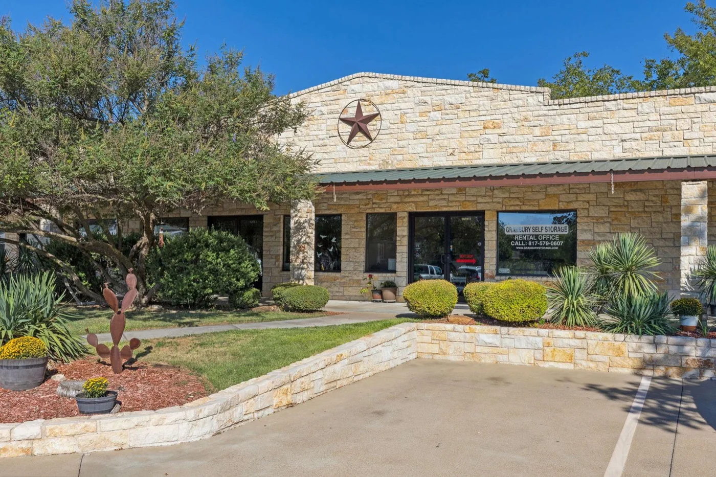 Rental office exterior